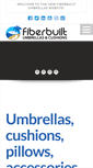 Mobile Screenshot of fiberbuiltumbrellas.com